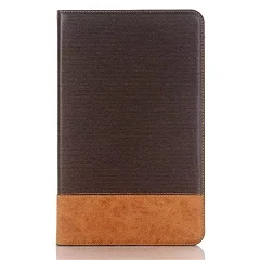dark brown Модный джинсовый кошелек кожаный чехол для samsung Galaxy Tab A A6 7 SM-280 SM-T285 Чехол 7 ''планшет с отделением для карт - Цвет: dark brown