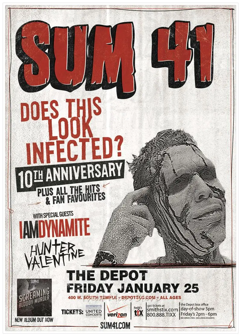 Сливовый Sum 41 плакат Рок-н-ролл белый крафт-бумага плакат декоративный Рисунок для бара ядро студенческого общежития подарок - Цвет: Сливовый