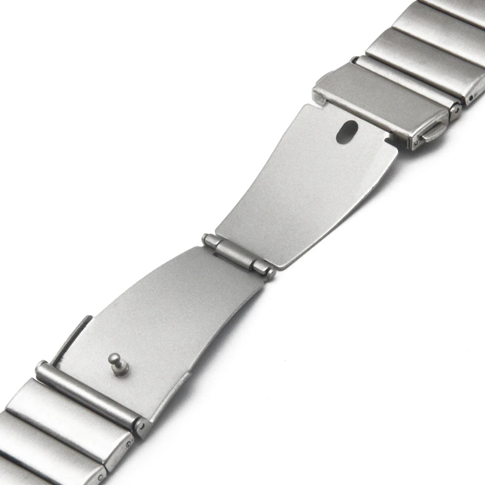 Stainless Steel Watch Band 22mm 24mm for Citizen Folding Clasp Strap Loop Wrist Belt Bracelet Black Silver + Spring Bar + Tool