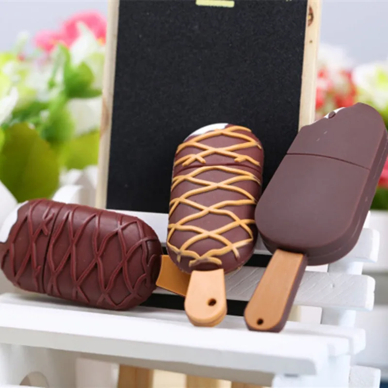 1 шт. usb флеш-накопитель мороженое 4g/8 gb/16 gb милый флеш-накопитель usb флеш-накопитель карта памяти U диск горячий подарок