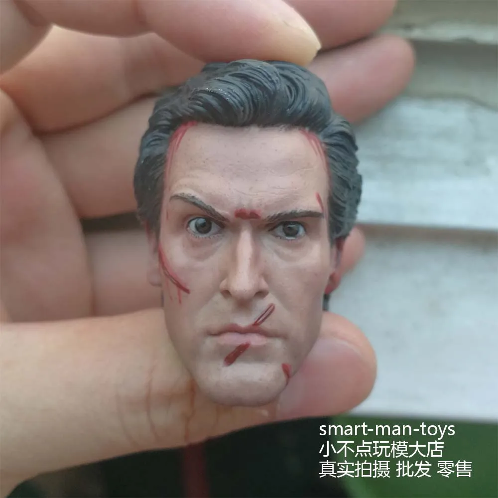 Custom 1/6 scale Head Sculpt Evil Dead 2 Ash Williams Henrietta fit 12 &quotмужские игрушки для тела | Игрушки и