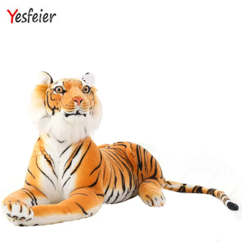 

30-120CM Cute Soft Stuffed Animals Tiger Plush Toys Pillow Animal Kawaii Doll Cotton Girl For Children
