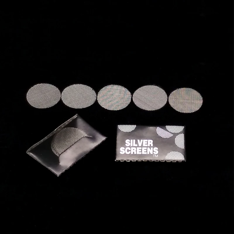 Mettle100pcs Серебряные Трубы Экраны для металла Стекло деревянный акрил воды
