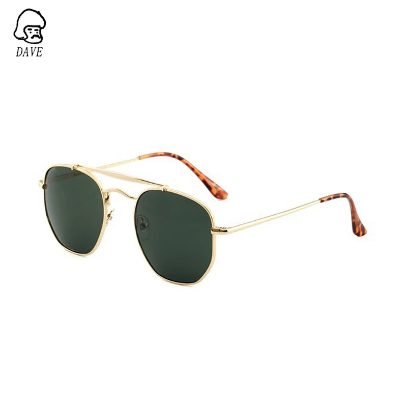 

Dave Classic Retro Square Sunglasses Men Brand Design Metal Frame Sun Glasses Male Vintage Eyewear Gafas De Sol Uv400
