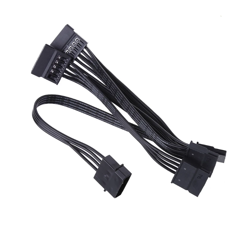 15 7 дюймовый ПК DIY ATX 4Pin 4P IDE до 5 SATA Serial ATA Кабель питания Шнур 18AWG провод Прямая