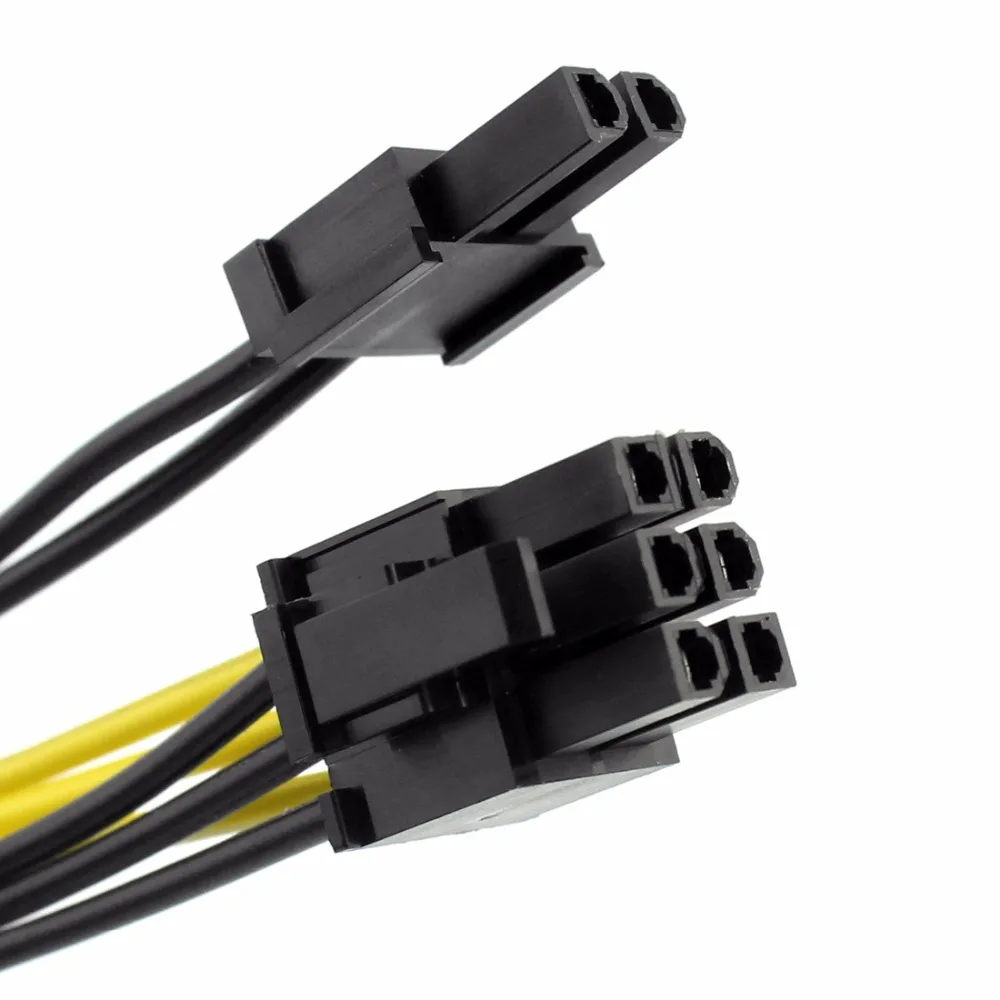 Удлинительный кабель XT-XINTE PCIE 8-Pin 2 порта два 6 + 2-Pin графическая карта питания шнур