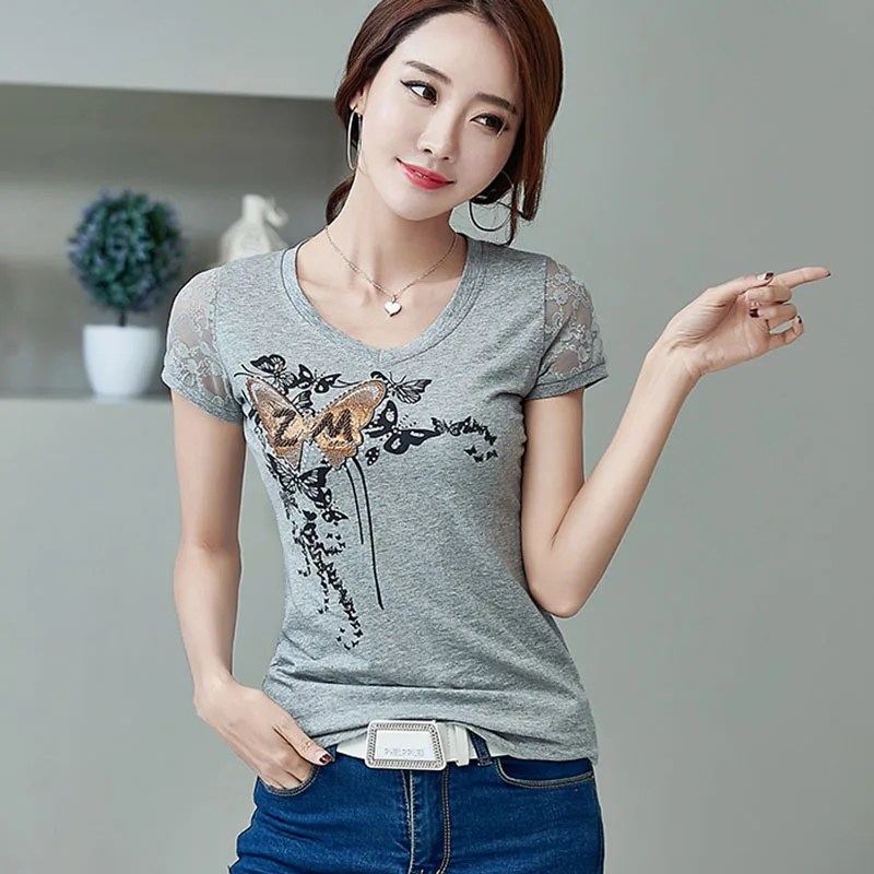 Vetement femme Летний стиль футболка для женщин футболки футболка женская camiseta футболка в алмазах ropa mujer размера плюс