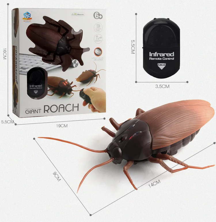 Игрушки RC животных новинка тараканы пауки ползающие насекомые ужасы Хэллоуина