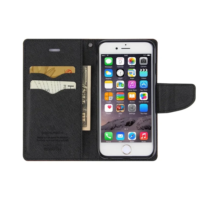 Для iPhone XR XS Max iPhone 11 Pro Max чехол MERCURY Goospery Fancy Diary Folio откидной Чехол-кошелек для iPhone 6 6s 7 8 Plus