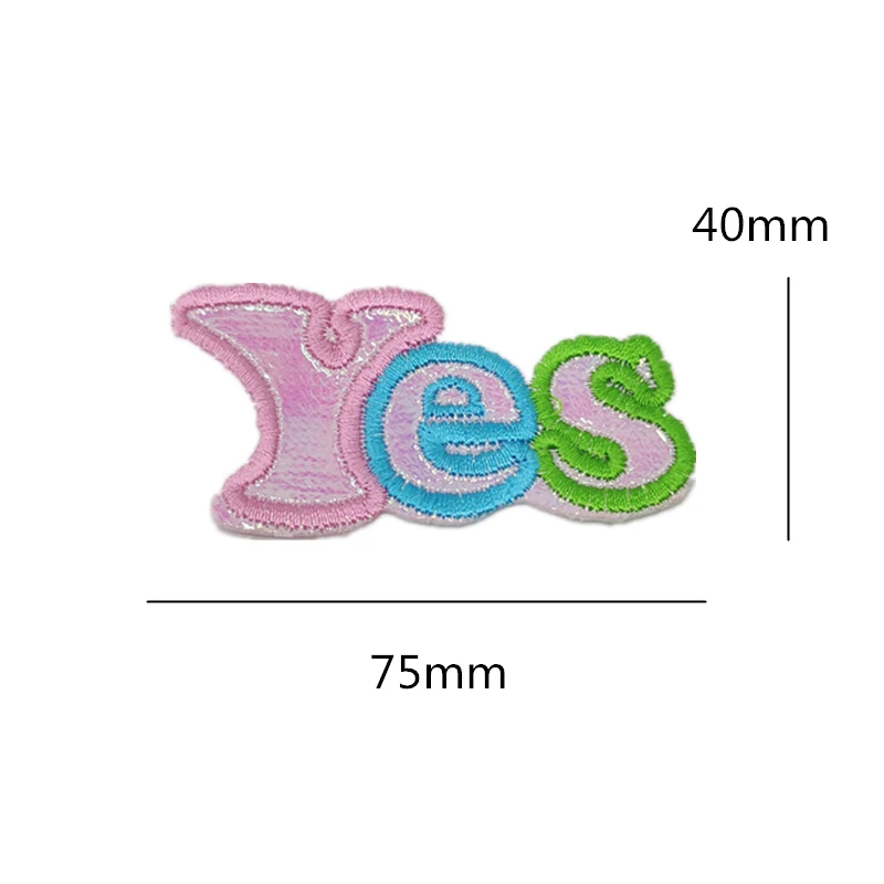 Милые нашивки для одежды с железными надписями модные вышитые значки аппликации