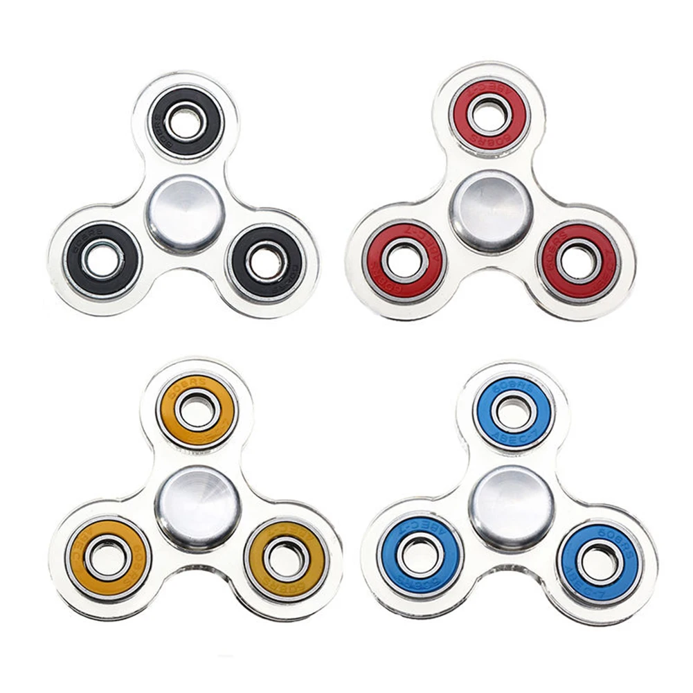 Прозрачный палец блесны Непоседа ручной Spinner взрослых детей Игрушки-антистресс |