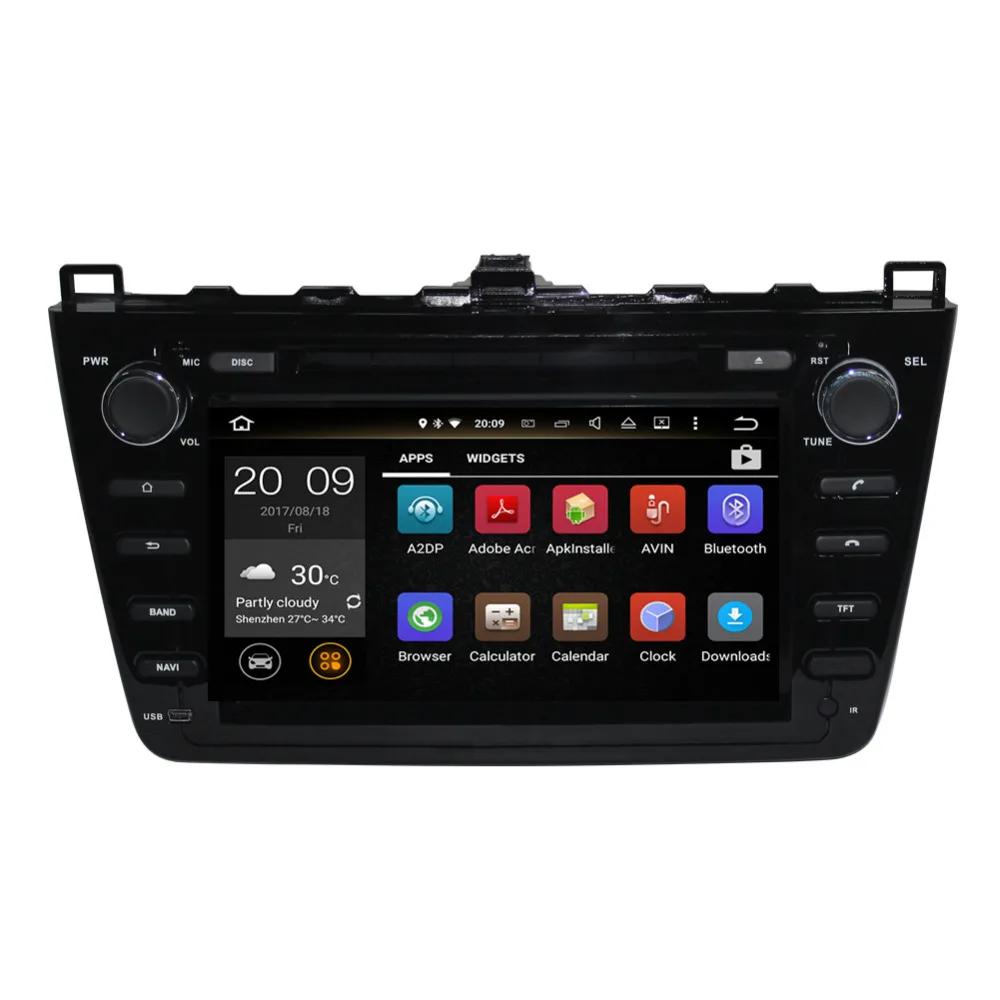 4 ГБ ОЗУ Android 8 0 Восьмиядерный Авто Радио стерео для Mazda 6/Mazda 6 Ruiyi/Ultra 2008-2012