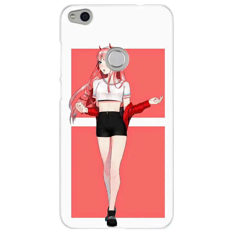 MLLSE Anime Darling in the FranXX Hard Case Cover for Huawei NOVA 3 3i 4 Honor V20 8X 8A 7A Pro 7X 7C 7S 8 9 10 Lite Play Cover - Color: 011
