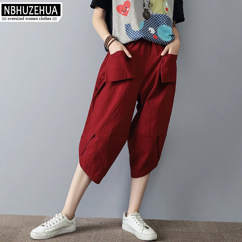 Женские свободные брюки модель 2017 года весенние винтажные повседневные из