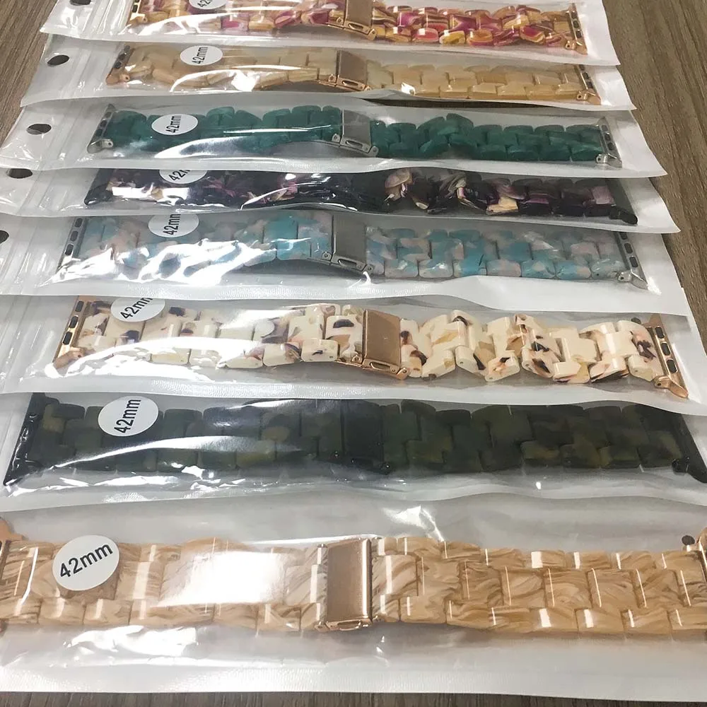 Ремешок легкий для Apple Watch Band 44 мм 40 38 42 полимерный браслет мужчин и женщин iWatch Series