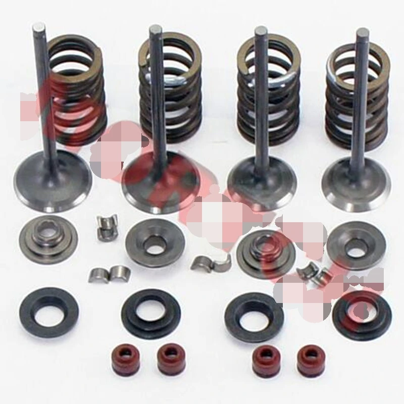 

Motorcycle Engine Parts Valve Stem & Oil Seal & Spring & Valves Set For CFMOTO CF188 CF500 X5 ATV UTV 500CC CF 188 500