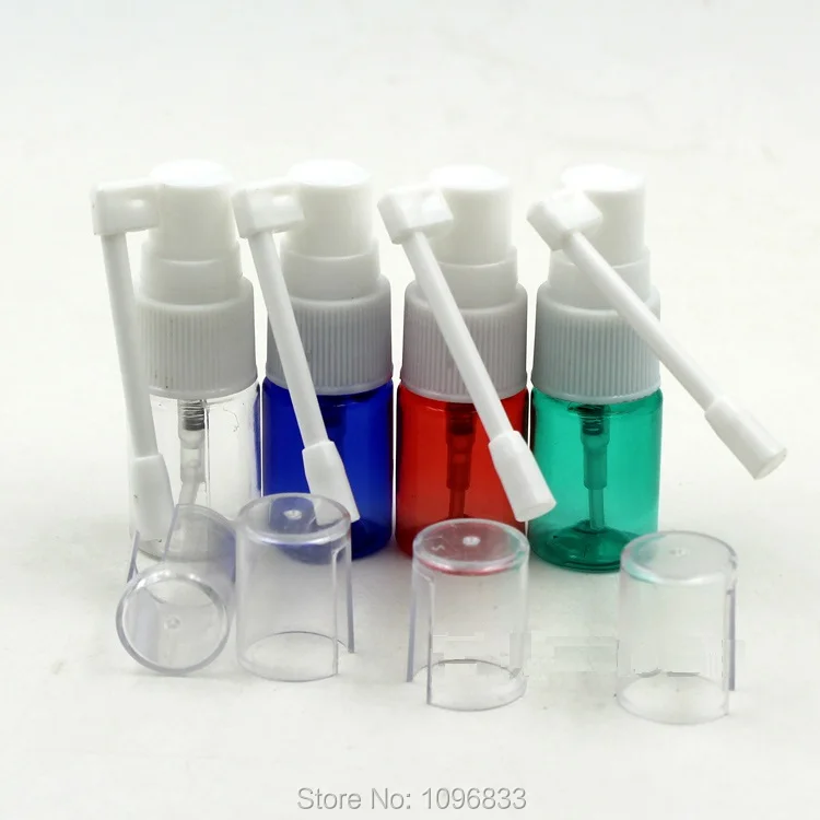 

100pcs/Lot, 5ML Green Color Nasal Spray Bottle with Elephant Trunk, 5CC Rotary Spray Bottle, Medical Spray Bottles