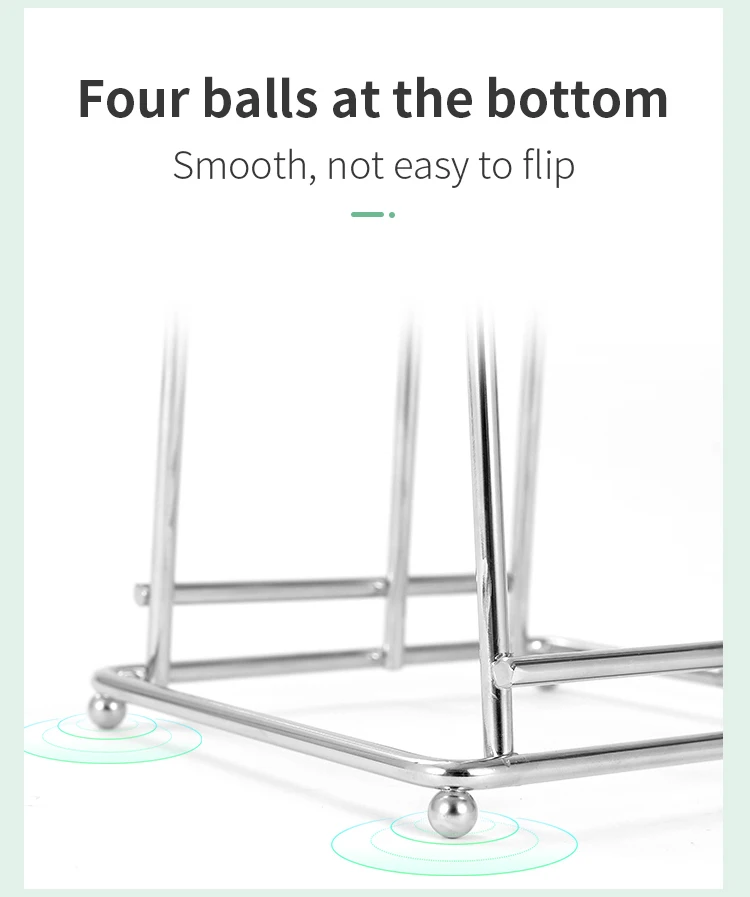 ORZ Stainless Steel Chopping Board Holder Pot Lid Rack Kitchen Pantry Organizer Houseware Storage Holder Kitchen Accessories
