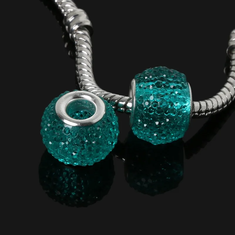 Новый стиль Звездная Смола Круглый бисер с большим отверстием Бусы украшение