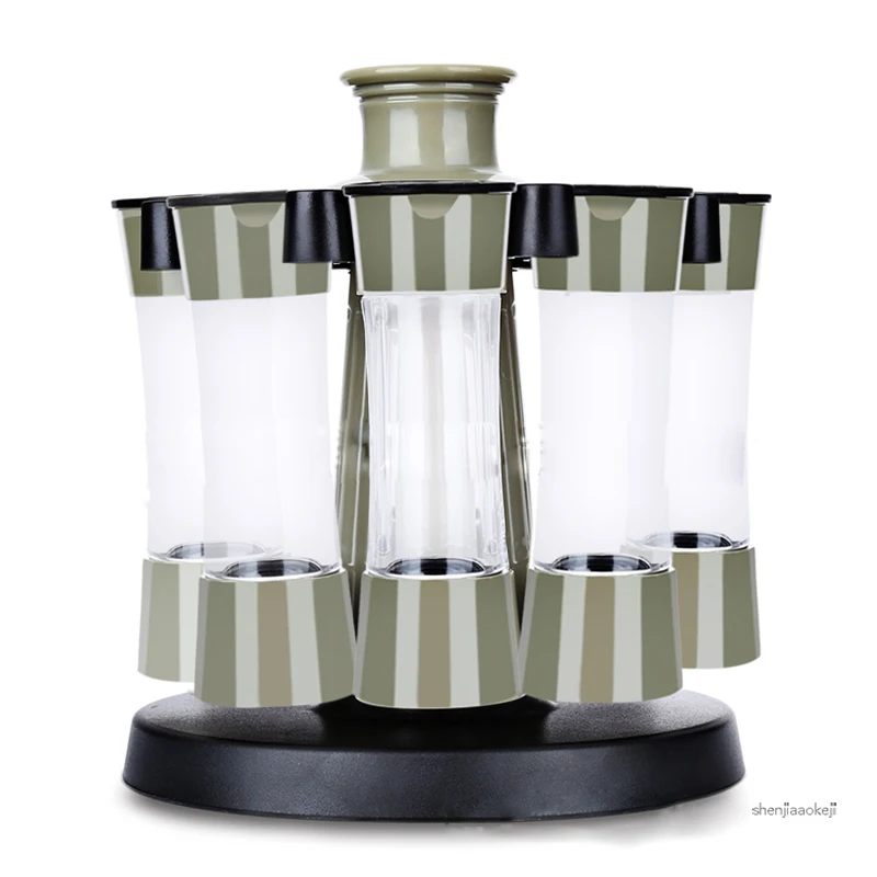 8 шт./компл. многоцелевая баночка для приправ пластмассовые банки домашняя