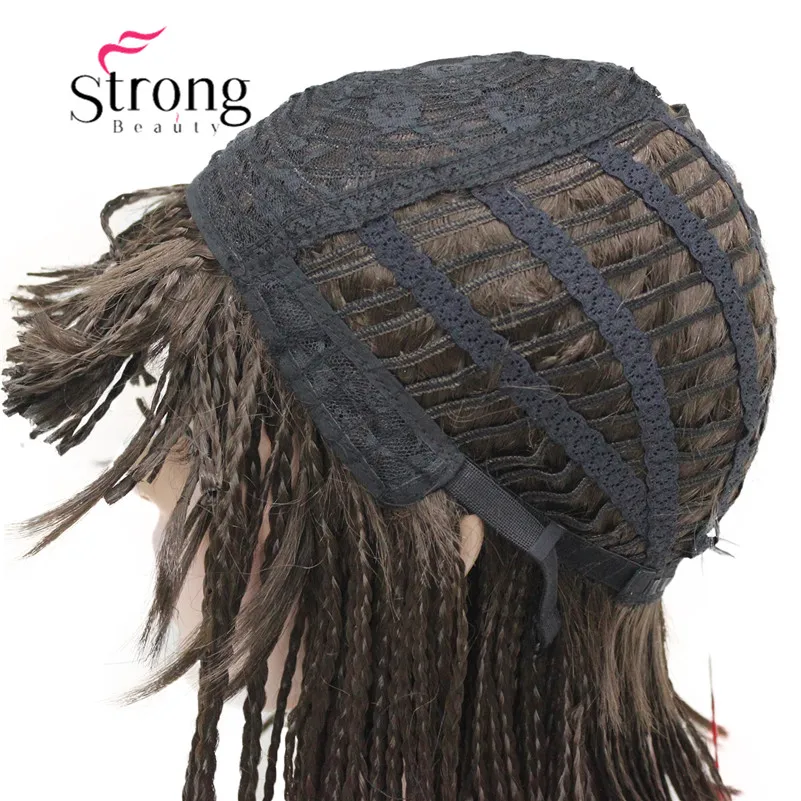 StrongBeauty короткий Боб плетеный ящик косы блонд парик полный охват синтетические парики выбор цвета