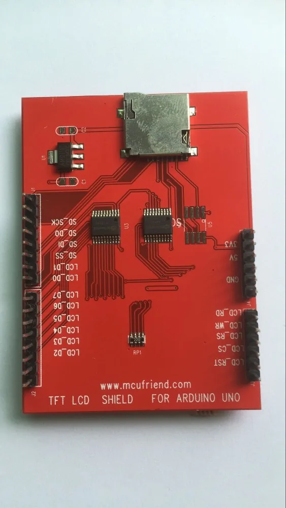 Бесплатная доставка! ЖК-модуль TFT 2.4 дюймов ЖК-экран для Arduino UNO R3 Совета |