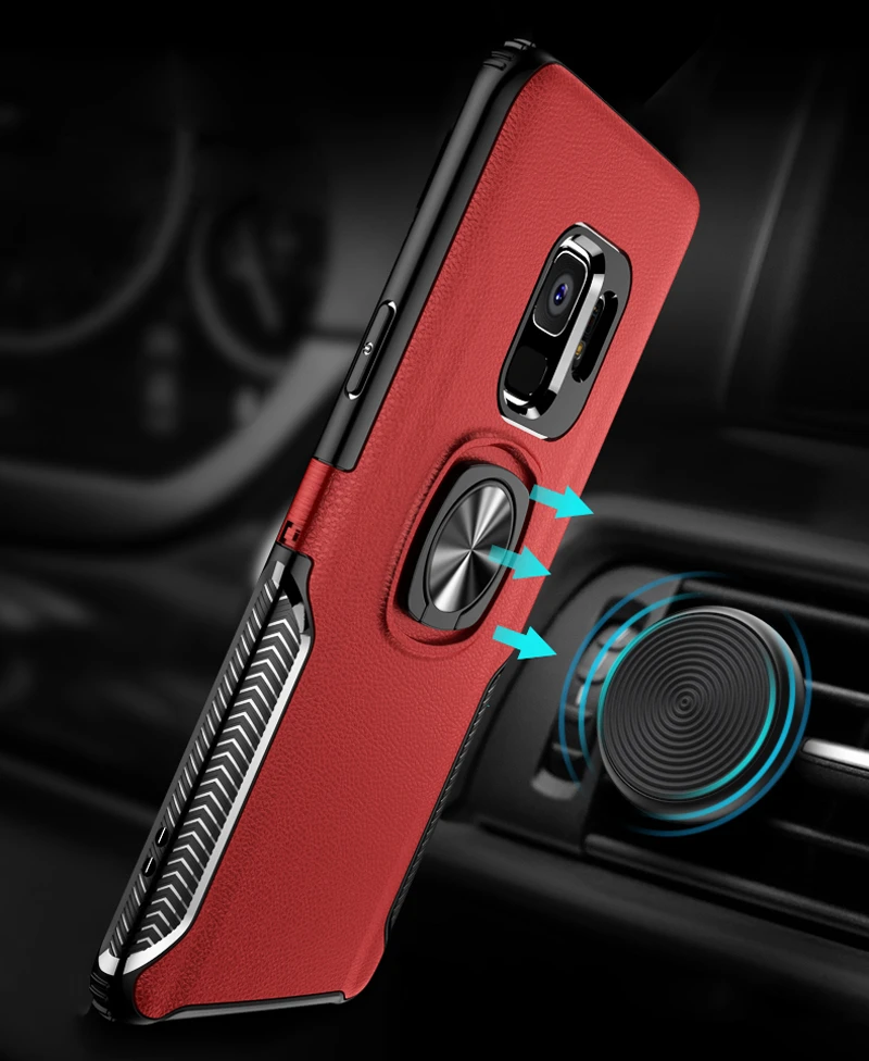Противоударный чехол для samsung Galaxy S9 плюс S10 S8 S10E Note8 Note9 A6 A8 Note 9 A70 A50 A40 кольцо крышки samsung S9Plus чехол s