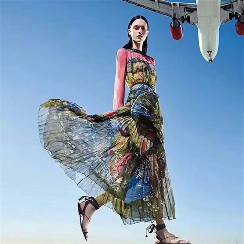 Весеннее платье 2019 сексуальное знаменитостей с круглым вырезом элегантное