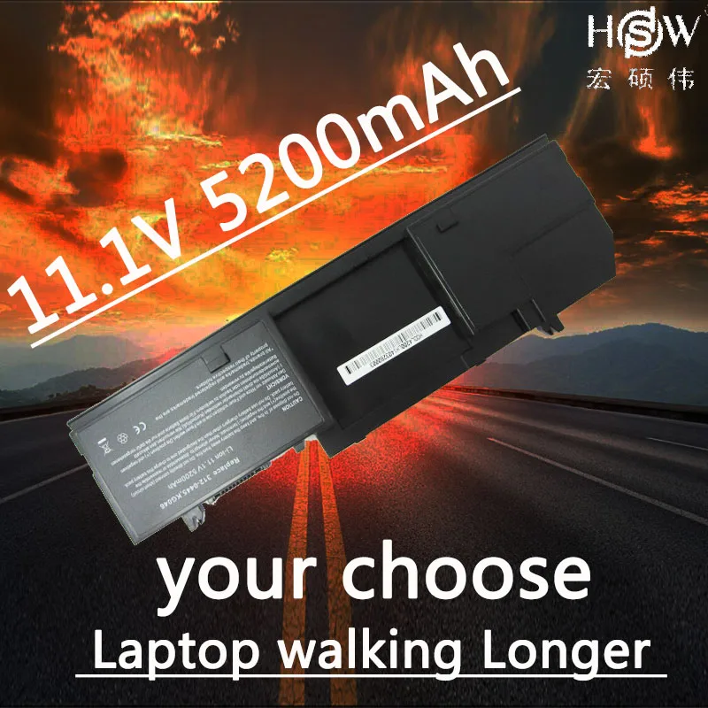 Аккумулятор HSW 5200 мАч для ноутбука Dell Latitude D420 D430 KG126 JG917 JG768 JG181 JG176 JG168 JG166 GG386 FG442 451