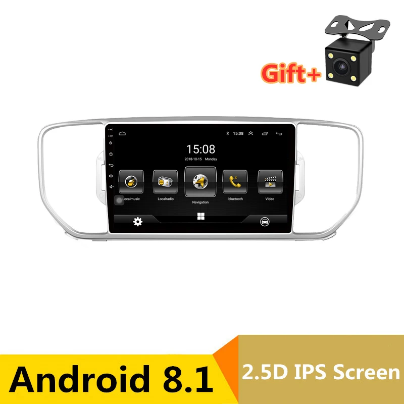 9 &quotAndroid 8 1 автомобильный DVD видео плеер gps для KIA Sportage 3 4 2016 2017 2018 KX5 аудио стерео