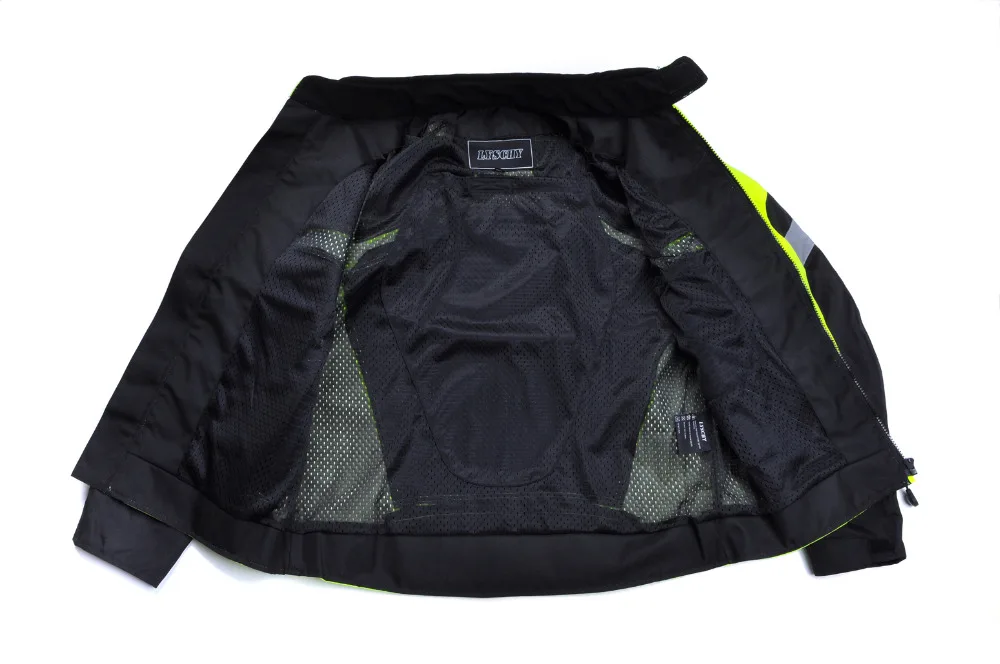 Motorcycle jacket racing motorcycle men jaqueta motorbike motos motociclismo chaqueta moto mesh breathable reflecive black XXXL |