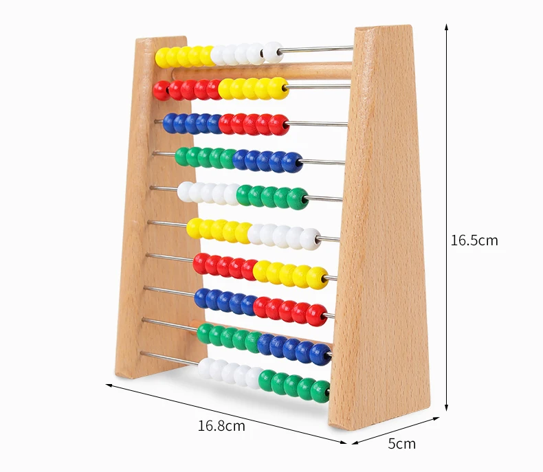Деревянные Abacus детские математические игрушки Математика расчет рамки деревянные игрушки Раннее Обучение Монтессори Развивающие игрушки для детей