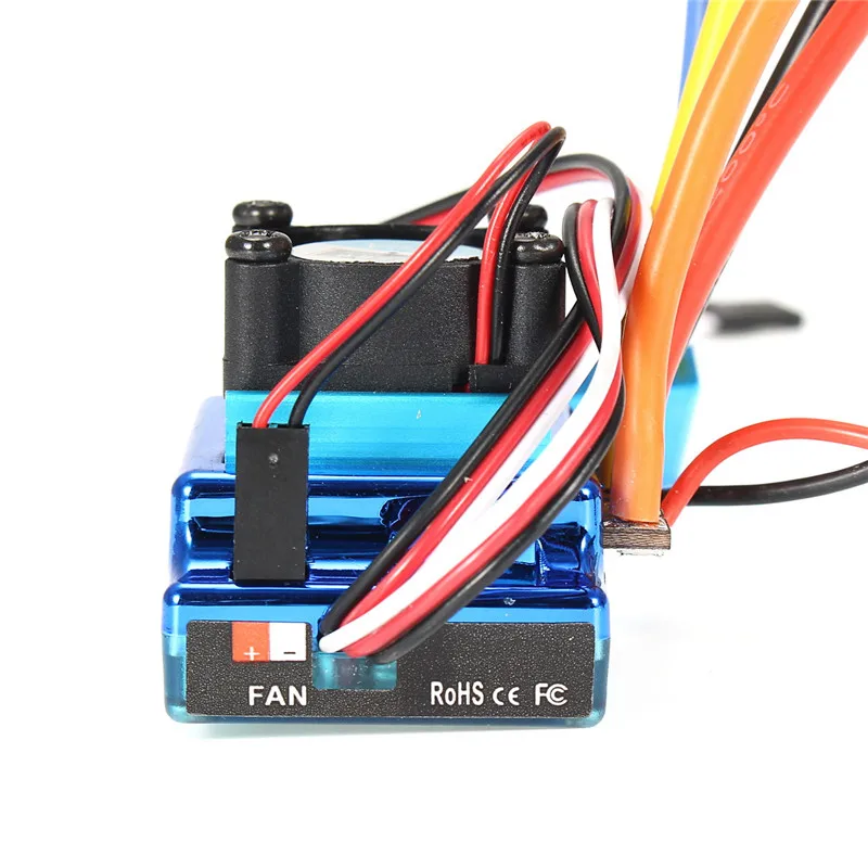 120A ESC бесщеточный контроллер скорости для 1/8 1/10 автомобиля/грузовика гусеничного