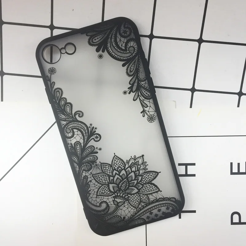 Чехол Tfshining в стиле ретро с кружевными цветами для iphone XS Max XR матовый чехол из ТПУ