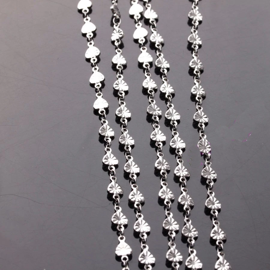 10 метров Лидер продаж оптовая продажа цепочка из серебристой нержавеющей стали с