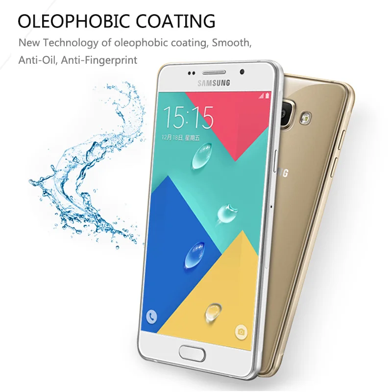Закаленное стекло для Samsung Galaxy A9 Pro (2016) Полная защита экрана Защитная пленка 2016 A910