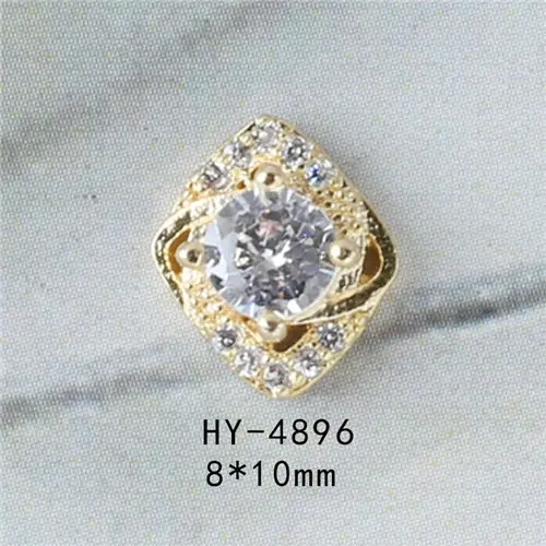 HY4896 5 шт., новинка, японские 3D крылья, украшения для ногтей, циркониевая цепочка, Жемчужины для украшения ногтей, подвеска, роскошный кристалл, металлические украшения ногтей, подвески для ногтей - Цвет: HY4896