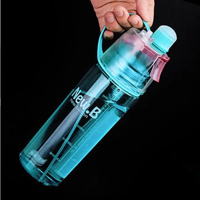 600 мл Спортивная бутылка спрей креативная профессиональная портативная летняя