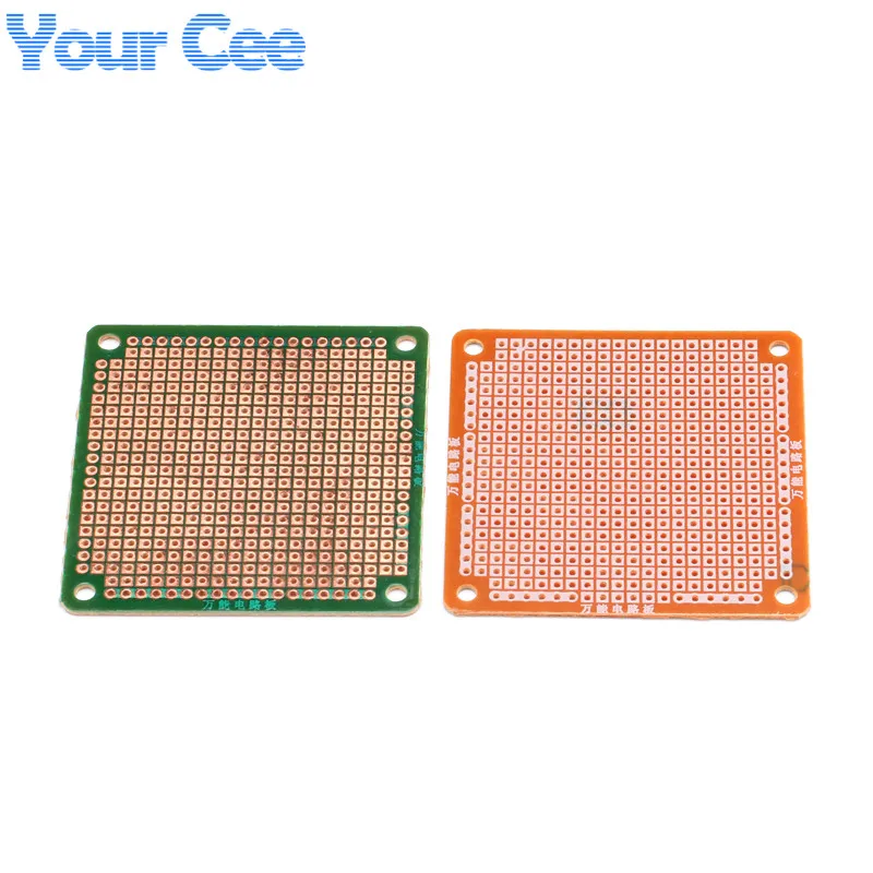 10 шт. 6x6 см DIY Прототип бумаги PCB универсальная печатная плата макетная без припоя