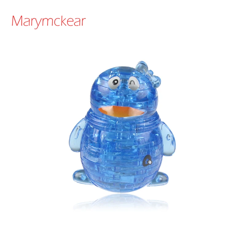 Детские игрушки собрать 3d головоломки животных кристалл Пингвин интеллект Дети