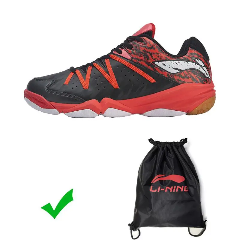 AYTP017-2H Li-Ning/Мужская обувь ACC 19V2 для бадминтона, износостойкая, нескользящая подкладка, спортивная обувь для фитнеса, кроссовки AYTP017 SAMJ19 - Цвет: AYTP017-2H
