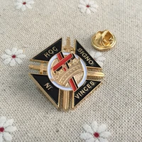 masons malta cross knights templar commandery masonic freemason pin badges brooch and lapel pins metal craft