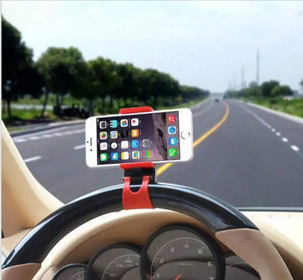 Автомобильные аксессуары держатель для мобильного телефона на рулевое колесо