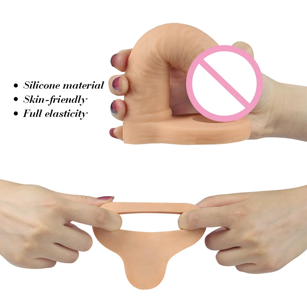 Вибратор с двойным проникновением страпон фаллоимитатор искусственный член