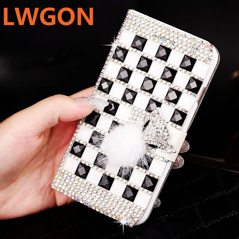 Роскошный Bling Crystal Rhinestone Diamond fox Флип кожаный чехол для huawei Nova 4 mate 20 X 3 3i 9 8 10 |