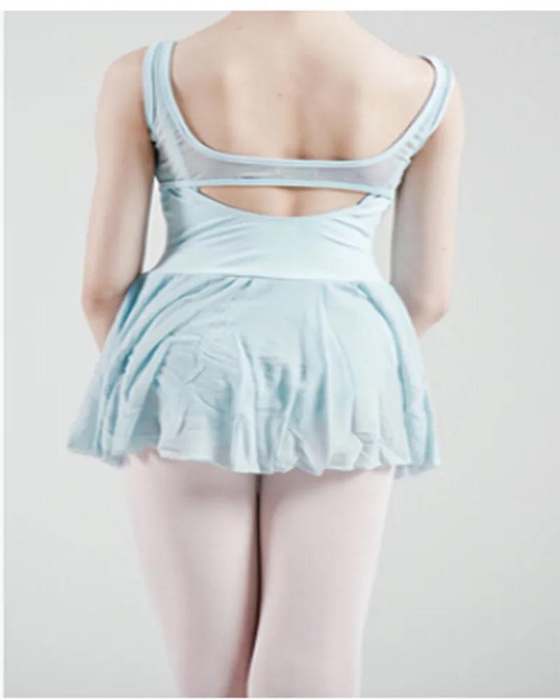 

3colors S-XL black purple skyblue ballet dress for women professional adult female Ballet Leotard Jumpsuit skirt dance