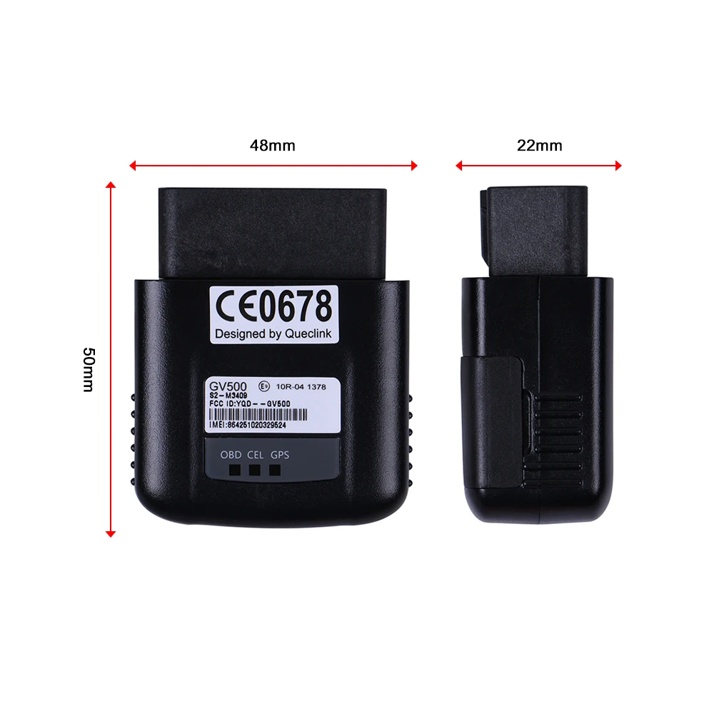 Автомобильный GPS трекер OBD GV500 Queclink GSM локатор GPRS устройство для отслеживания в