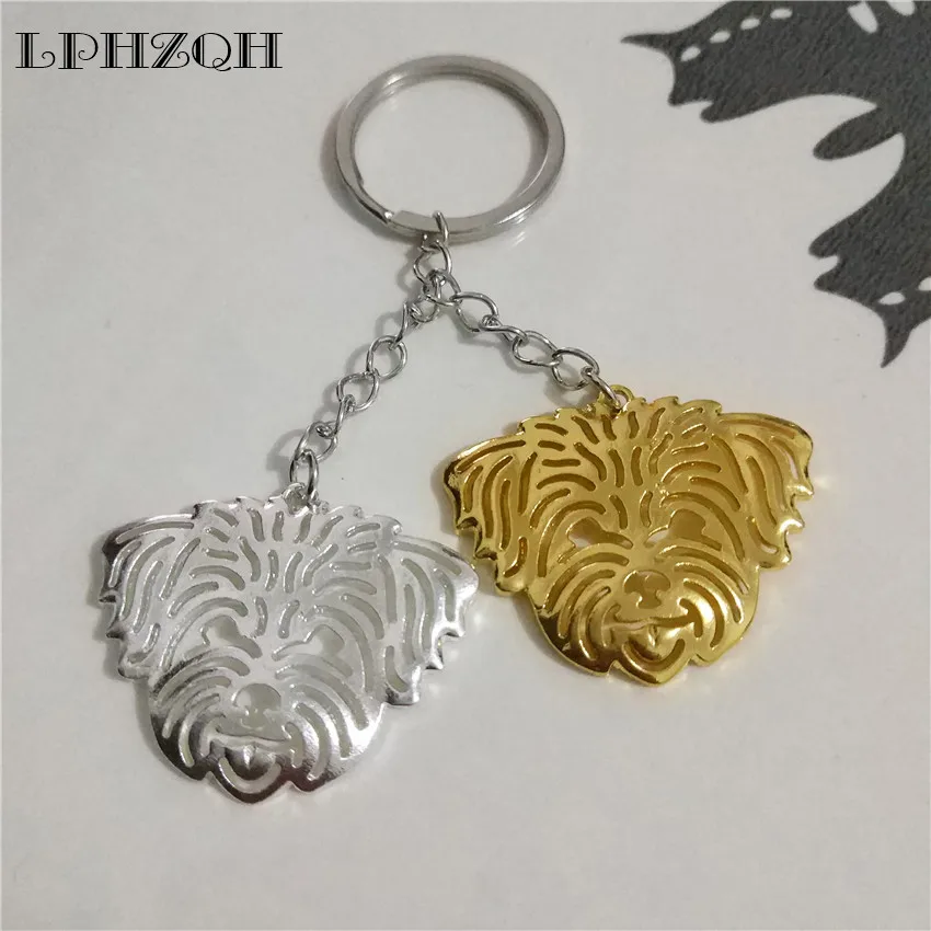 LPHZQH модный щенок Coton De Tulear собака автомобильный брелок женская сумка Подвеска