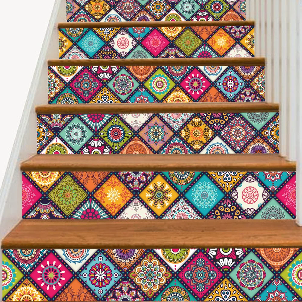 6 шт Лестницы Стикеры s домашний наклейка лестница Riser пол &quotсделай сам&quot (на