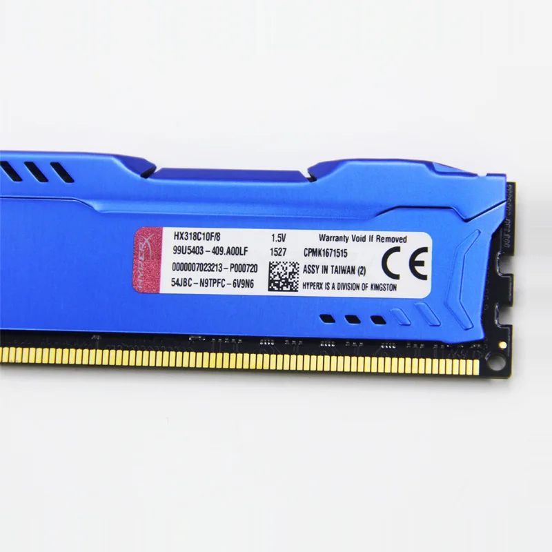 Оперативная память kingston HyperX Fury DDR3 4 ГБ 8 1866 МГц DDR 3 DIMM Intel игровая для настольных ПК